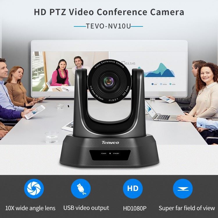 video conference camera for PTZ broadcasting