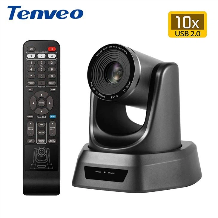 TEVO-NV10U 10X optický zoom PC webová PTZ kamera 1080P