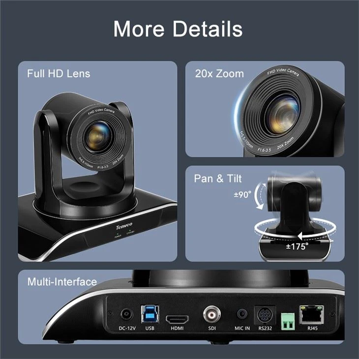 Ptz Camera With HDMI SDI Output livestreaming camera
